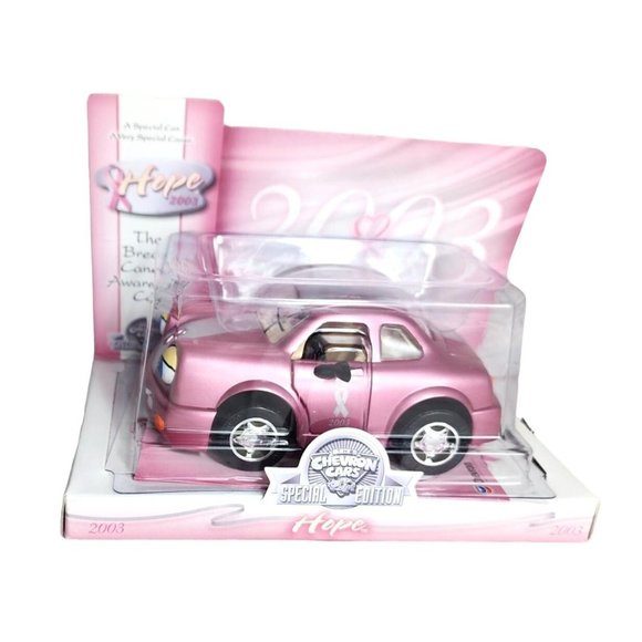 The Chevron Cars Hope 2003 Techron - Breast Cancer Awareness Toy Collectible - Picture 1 of 16